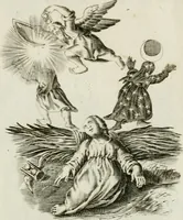 An illustration from Les Emblemes d'amovr divin et hvmain ensemble. Expliquez par des vers françois (1600)