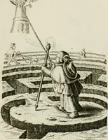 An illustration from Les Emblemes d'amovr divin et hvmain ensemble. Expliquez par des vers françois (1600)