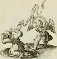 An illustration from Les Emblemes d'amovr divin et hvmain ensemble. Expliquez par des vers françois (1600)