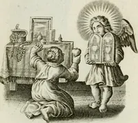 An illustration from Les Emblemes d'amovr divin et hvmain ensemble. Expliquez par des vers françois (1600)
