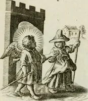 Picture 96 of 120 from Les Emblemes d'amovr divin et hvmain ensemble. Expliquez par des vers françois (1600), leaf 196