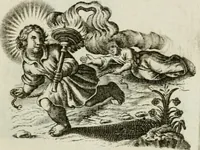 An illustration from Les Emblemes d'amovr divin et hvmain ensemble. Expliquez par des vers françois (1600)