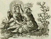 An illustration from Les Emblemes d'amovr divin et hvmain ensemble. Expliquez par des vers françois (1600)