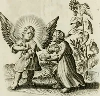 An illustration from Les Emblemes d'amovr divin et hvmain ensemble. Expliquez par des vers françois (1600)