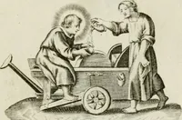 Picture 18 of 120 from Les Emblemes d'amovr divin et hvmain ensemble. Expliquez par des vers françois (1600), leaf 38