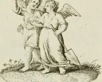 An illustration from Les Emblemes d'amovr divin et hvmain ensemble. Expliquez par des vers françois (1600)