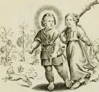 An illustration from Les Emblemes d'amovr divin et hvmain ensemble. Expliquez par des vers françois (1600)