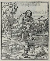 An illustration from Les emblemes de maistre Andre Alciat, mis en rime francoyse, [et] puis nagueres reimprime auec curieuse correction (1539)