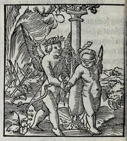 An illustration from Les emblemes de maistre Andre Alciat, mis en rime francoyse, [et] puis nagueres reimprime auec curieuse correction (1539)