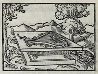 An illustration from Les emblemes de maistre Andre Alciat, mis en rime francoyse, [et] puis nagueres reimprime auec curieuse correction (1539)