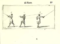 An illustration from L'esercizio accademico di picca (1688)