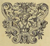 An illustration from Les essais de Michel seigneur de Montaigne (1595)