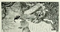 An illustration from Les estampes japonaises. Traduction de P. André Lemoisne (1911)