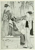 An illustration from Les estampes japonaises. Traduction de P. André Lemoisne (1911)