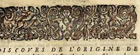 An illustration from Les estats, empires, et principautez du monde, representés par la description des pays, mœurs des habitans ... Auec l'origine de toutes les religions, & de tous les cheualiers & ordres militaires. (1644)