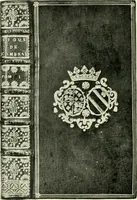 An illustration from Les femmes bibliophiles; catalogue of a collection of books bound by famous binders for royal and distinguished ladies from Marguerite de Valois to the Empress Eugénie (1919)