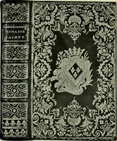 An illustration from Les femmes bibliophiles; catalogue of a collection of books bound by famous binders for royal and distinguished ladies from Marguerite de Valois to the Empress Eugénie (1919)