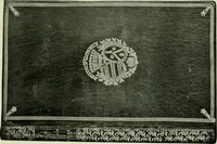 An illustration from Les femmes bibliophiles; catalogue of a collection of books bound by famous binders for royal and distinguished ladies from Marguerite de Valois to the Empress Eugénie (1919)