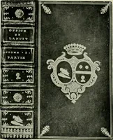 An illustration from Les femmes bibliophiles; catalogue of a collection of books bound by famous binders for royal and distinguished ladies from Marguerite de Valois to the Empress Eugénie (1919)