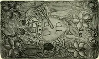 An illustration from Les femmes bibliophiles; catalogue of a collection of books bound by famous binders for royal and distinguished ladies from Marguerite de Valois to the Empress Eugénie (1919)