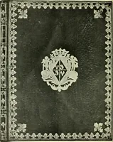 An illustration from Les femmes bibliophiles; catalogue of a collection of books bound by famous binders for royal and distinguished ladies from Marguerite de Valois to the Empress Eugénie (1919)