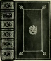 An illustration from Les femmes bibliophiles; catalogue of a collection of books bound by famous binders for royal and distinguished ladies from Marguerite de Valois to the Empress Eugénie (1919)