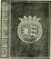 An illustration from Les femmes bibliophiles; catalogue of a collection of books bound by famous binders for royal and distinguished ladies from Marguerite de Valois to the Empress Eugénie (1919)