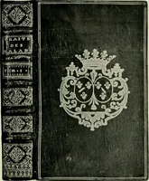An illustration from Les femmes bibliophiles; catalogue of a collection of books bound by famous binders for royal and distinguished ladies from Marguerite de Valois to the Empress Eugénie (1919)