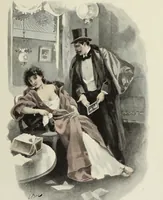 An illustration from Les fetes galantes; (1894)