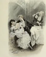 An illustration from Les fetes galantes; (1894)