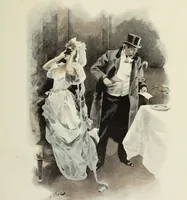 An illustration from Les fetes galantes; (1894)