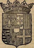An illustration from Les généaologies historiques des rois, empereurs, &c : et de toutes les maisons souveraines qui ont subsisté jusqu'à présent, exposées dans les cartes généalogiques tirées des meilleurs auteurs, avec des explications historiques et chronologiques .. (1736)