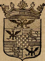 An illustration from Les généaologies historiques des rois, empereurs, &c : et de toutes les maisons souveraines qui ont subsisté jusqu'à présent, exposées dans les cartes généalogiques tirées des meilleurs auteurs, avec des explications historiques et chronologiques .. (1736)