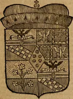 An illustration from Les généaologies historiques des rois, empereurs, &c : et de toutes les maisons souveraines qui ont subsisté jusqu'à présent, exposées dans les cartes généalogiques tirées des meilleurs auteurs, avec des explications historiques et chronologiques .. (1736)