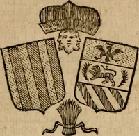 An illustration from Les généaologies historiques des rois, empereurs, &c : et de toutes les maisons souveraines qui ont subsisté jusqu'à présent, exposées dans les cartes généalogiques tirées des meilleurs auteurs, avec des explications historiques et chronologiques .. (1736)