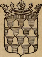 An illustration from Les généaologies historiques des rois, empereurs, &c : et de toutes les maisons souveraines qui ont subsisté jusqu'à présent, exposées dans les cartes généalogiques tirées des meilleurs auteurs, avec des explications historiques et chronologiques .. (1736)