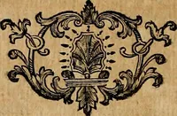 An illustration from Les généaologies historiques des rois, empereurs, &c : et de toutes les maisons souveraines qui ont subsisté jusqu'à présent, exposées dans les cartes généalogiques tirées des meilleurs auteurs, avec des explications historiques et chronologiques .. (1736)