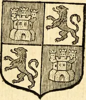 An illustration from Les généaologies historiques des rois, empereurs, &c : et de toutes les maisons souveraines qui ont subsisté jusqu'à présent, exposées dans les cartes généalogiques tirées des meilleurs auteurs, avec des explications historiques et chronologiques .. (1736)