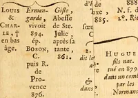 An illustration from Les généaologies historiques des rois, empereurs, &c : et de toutes les maisons souveraines qui ont subsisté jusqu'à présent, exposées dans les cartes généalogiques tirées des meilleurs auteurs, avec des explications historiques et chronologiques .. (1736)