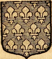 An illustration from Les généaologies historiques des rois, empereurs, &c : et de toutes les maisons souveraines qui ont subsisté jusqu'à présent, exposées dans les cartes généalogiques tirées des meilleurs auteurs, avec des explications historiques et chronologiques .. (1736)