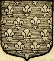 An illustration from Les généaologies historiques des rois, empereurs, &c : et de toutes les maisons souveraines qui ont subsisté jusqu'à présent, exposées dans les cartes généalogiques tirées des meilleurs auteurs, avec des explications historiques et chronologiques .. (1736)