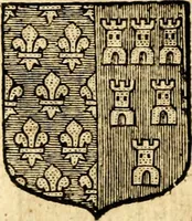 An illustration from Les généaologies historiques des rois, empereurs, &c : et de toutes les maisons souveraines qui ont subsisté jusqu'à présent, exposées dans les cartes généalogiques tirées des meilleurs auteurs, avec des explications historiques et chronologiques .. (1736)