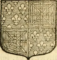 An illustration from Les généaologies historiques des rois, empereurs, &c : et de toutes les maisons souveraines qui ont subsisté jusqu'à présent, exposées dans les cartes généalogiques tirées des meilleurs auteurs, avec des explications historiques et chronologiques .. (1736)
