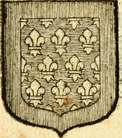 An illustration from Les généaologies historiques des rois, empereurs, &c : et de toutes les maisons souveraines qui ont subsisté jusqu'à présent, exposées dans les cartes généalogiques tirées des meilleurs auteurs, avec des explications historiques et chronologiques .. (1736)