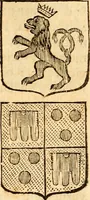 An illustration from Les généaologies historiques des rois, empereurs, &c : et de toutes les maisons souveraines qui ont subsisté jusqu'à présent, exposées dans les cartes généalogiques tirées des meilleurs auteurs, avec des explications historiques et chronologiques .. (1736)