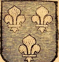 An illustration from Les généaologies historiques des rois, empereurs, &c : et de toutes les maisons souveraines qui ont subsisté jusqu'à présent, exposées dans les cartes généalogiques tirées des meilleurs auteurs, avec des explications historiques et chronologiques .. (1736)