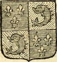 An illustration from Les généaologies historiques des rois, empereurs, &c : et de toutes les maisons souveraines qui ont subsisté jusqu'à présent, exposées dans les cartes généalogiques tirées des meilleurs auteurs, avec des explications historiques et chronologiques .. (1736)