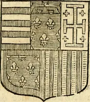 An illustration from Les généaologies historiques des rois, empereurs, &c : et de toutes les maisons souveraines qui ont subsisté jusqu'à présent, exposées dans les cartes généalogiques tirées des meilleurs auteurs, avec des explications historiques et chronologiques .. (1736)