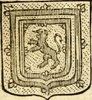 An illustration from Les généaologies historiques des rois, empereurs, &c : et de toutes les maisons souveraines qui ont subsisté jusqu'à présent, exposées dans les cartes généalogiques tirées des meilleurs auteurs, avec des explications historiques et chronologiques .. (1736)