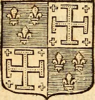 An illustration from Les généaologies historiques des rois, empereurs, &c : et de toutes les maisons souveraines qui ont subsisté jusqu'à présent, exposées dans les cartes généalogiques tirées des meilleurs auteurs, avec des explications historiques et chronologiques .. (1736)